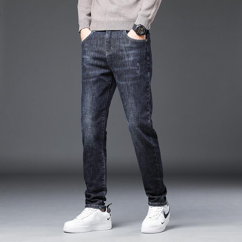 Casual Slim Straight Jeans-Veeddydropshipping