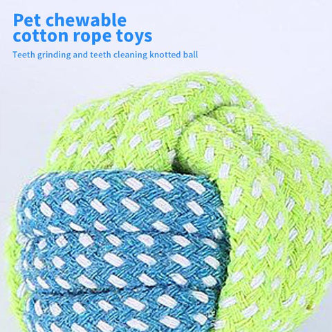 Pet dog toy bite-resistant cotton rope toy-HA01473-Veeddydropshipping