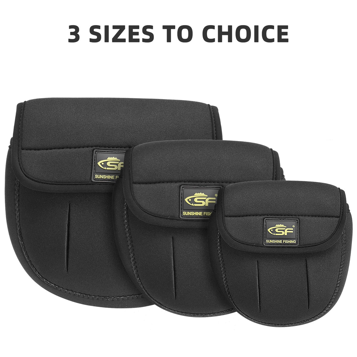 3D 5 mm Fishing Reel Bag Neoprene Fishing Spinning Reel Protective Bag Case Cover -OS00495-Veeddydropshipping