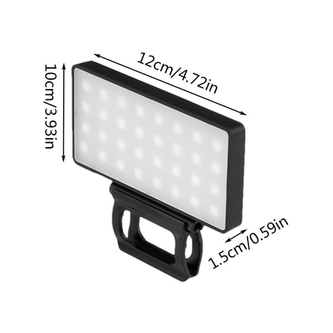 LED Mobile Phone Computer Fill-in Light Adjustable Portable LED Lamp Rechargeable Clip Fill Video Light-PA00800-Veeddydropshipping