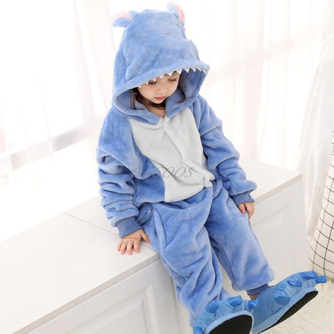 Children Pajamas Kids Baby Girls Boys Anime Jumpsuits Costume Long-TB01065-Veeddydropshipping