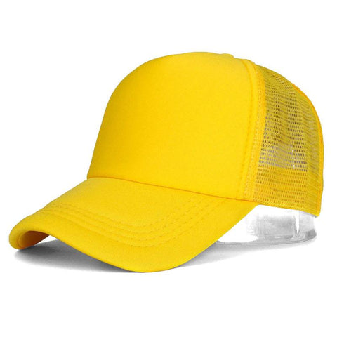 Unisex Cap Casual Plain Mesh Baseball Cap Adjustable Snapback Hats for Women -OS01049-Veeddydropshipping