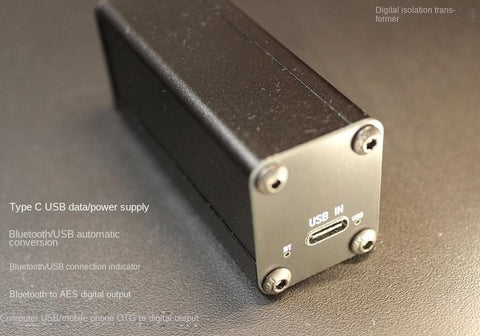 USB digital interface Bluetooth to AES digital output 16/24bit Support Aptx HD/ LDAC-CE01005-Veeddydropshipping
