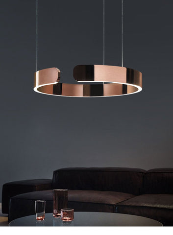 Modern C Ring Led Pendant Lamp Dimmable-TI00317-Veeddydropshipping