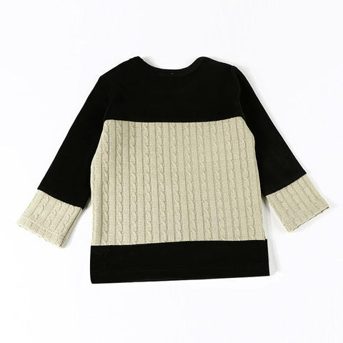 Boy t-shirt new fall autumn winter round neck cotton outfit family matching-TB01133-Veeddydropshipping