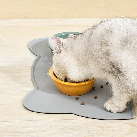 Cat pet Portable waterproof feeding mat Bowl-HA01404-Veeddydropshipping