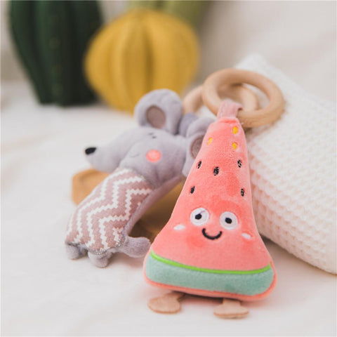 1pc Baby Rattles Wooden Pendant Mobile Baby Toys Fitness Accessories Cartoon Infant Toy-TB00526-Veeddydropshipping