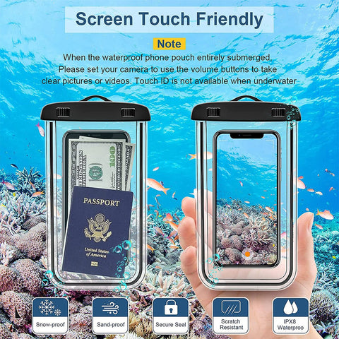 Universal Waterproof Phone Pouch for Phones Up to 7&quot; Floatable  Phone -OS00099-Veeddydropshipping
