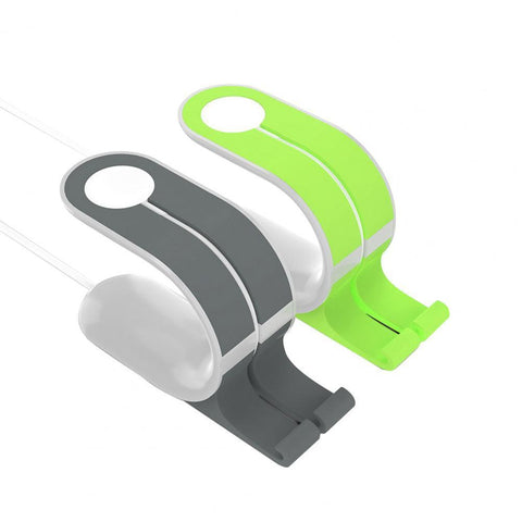 2021 Phone Charging Stand 2 in 1 Stable Silicone Portable Smart Watch-PA00545-Veeddydropshipping