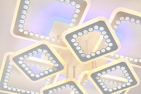 LED Ceiling Chandeliers with Remote Control-TI00389-Veeddydropshipping