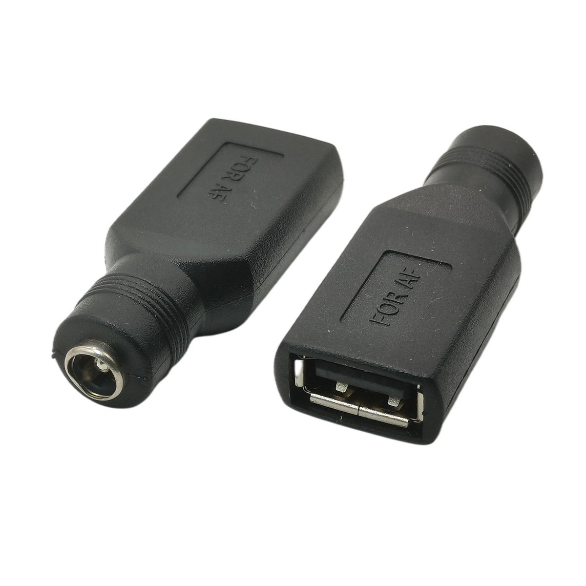 1pcs DC Connector 5.5*2.1/5.5x2.1mm Female Socket jack to USB 2.0 Male Plug -CE00185-Veeddydropshipping