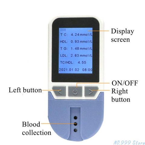 Lipid Analyzer Total Cholesterol Density Lipoprotein Triglyceride-BH00786-Veeddydropshipping