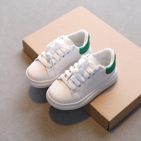 2023 Spring New Children Fashion Soft White Boys Sports Shoes-TB00147-Veeddydropshipping