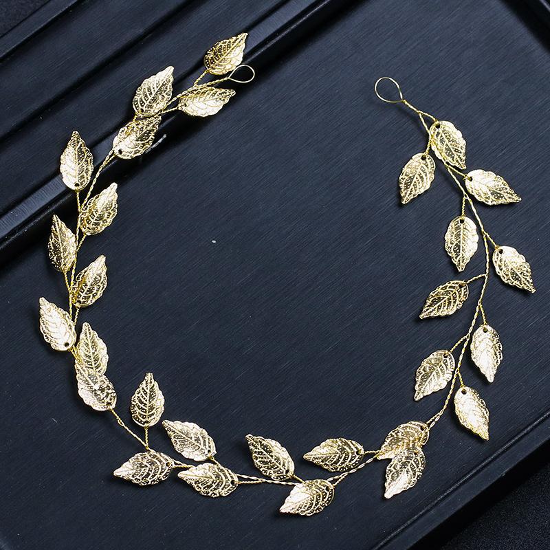 Tiaras Leaves Wedding Hair Accessories Women Hair Jewelry -JW00530-Veeddydropshipping
