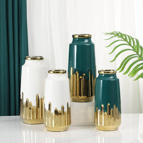 vase ceramic model room decoration-HA00299-Veeddydropshipping