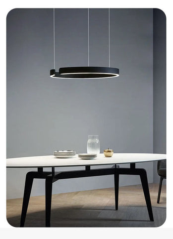 Modern C Ring Led Pendant Lamp Dimmable-TI00317-Veeddydropshipping
