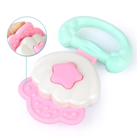 Newborn Baby Teether Rattles Mobiles Plastic Hand Shaking Bell Toy-TB00828-Veeddydropshipping