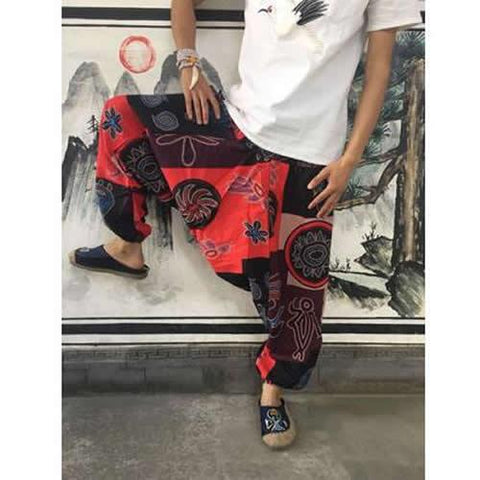 Hip hop Joggers Causal Loose Trousers Aladdin-MF00388-Veeddydropshipping