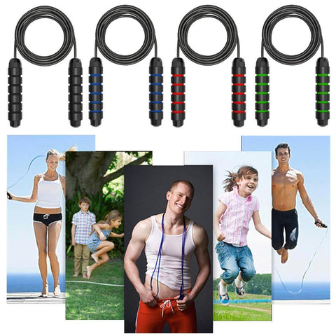 Bearing EVA Non-slip Foam Handle Adjustable Jump Ropes Gym-OS01464-Veeddydropshipping
