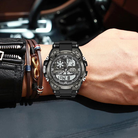 Waterproof Wristwatch  Quartz Clock Sports Watch for Men-JW00830-Veeddydropshipping
