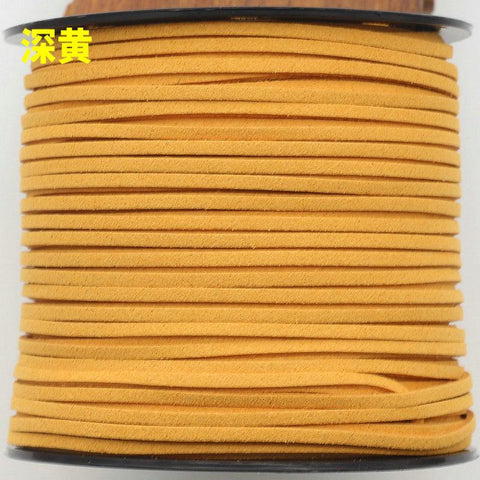 Flat Faux Suede Braided Cord Korean Velvet-HA00018-Veeddydropshipping