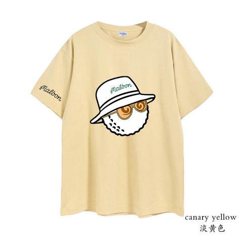 Malbon Golf T-Shirt Men Women 2023 Summer Cotton Golf Top Malbon Golf Bucket-OS00871-Veeddydropshipping