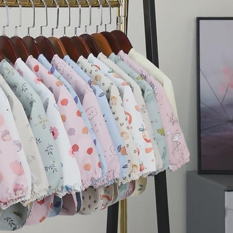 Waterproof and dirt-proof baby long sleeve bib Child feeding bib easy to clean-Veeddydropshipping-5