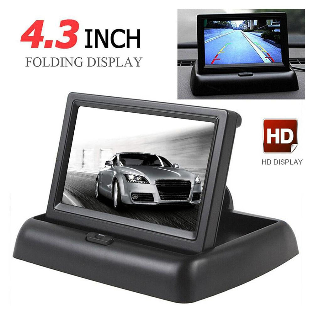 Foldable Parking Monitor 4.3 Inch TFT LCD Screen HD Car Reversing-AM00682-Veeddydropshipping