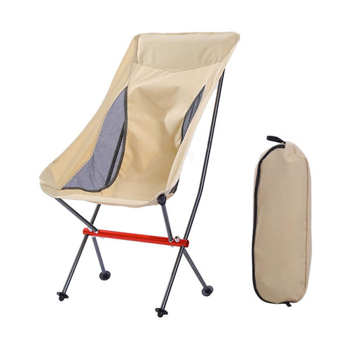 Portable Camping Chair Folding Outdoor Moon Chair-HA01674-Veeddydropshipping