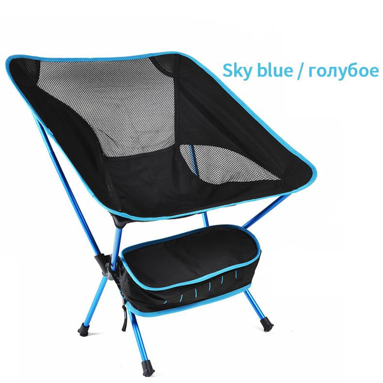Travel Portable Folding Chair Outdoor Camping Chairs Oxford Cloth Ultralight Beach -OS00336-Veeddydropshipping