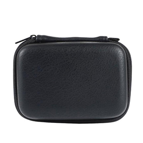 Portable USB Data Cable Organizer Leather Earphone Storage Leather Bag Headphone Case-PA00911-Veeddydropshipping