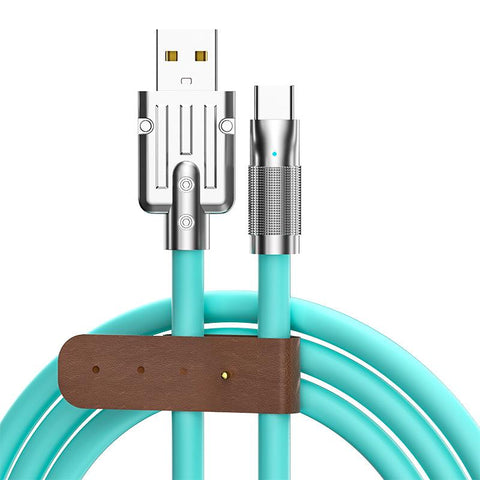 120W 6A Super Fast Charge Type-C Liquid Silicone Cable Quick Charge USB Cable-PA00410-Veeddydropshipping