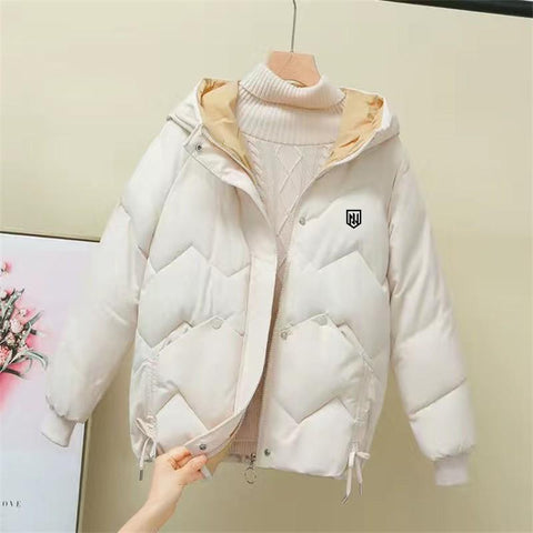 Korean Fashion Women Golf Clothing Hooded Jackets Ladies Down Cotton High -OS00690-Veeddydropshipping