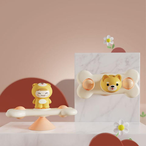 Montessori Baby Bath Toys For Boy Children Bathing Sucker Spinner Suction Cup Toy-TB00497-Veeddydropshipping