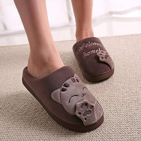 Embroidered Round Toe Flats Indoor Women&#39;s-BS01140-Veeddydropshipping