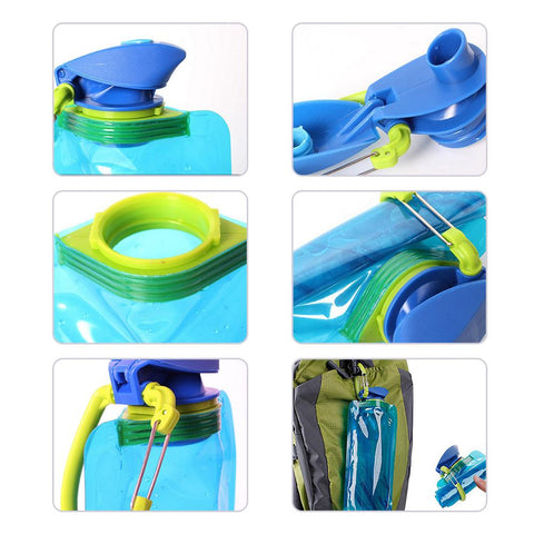 Water Bottle PE Sports Water Bag Portable Soft Flask Squeeze Outdoor Hiking-OS01304-Veeddydropshipping