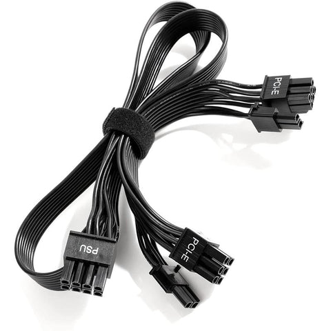PSU VGA Male to Dual PCIe 8 (6+2) Pin Male PCIE GPU Power Cable-CE01416-Veeddydropshipping