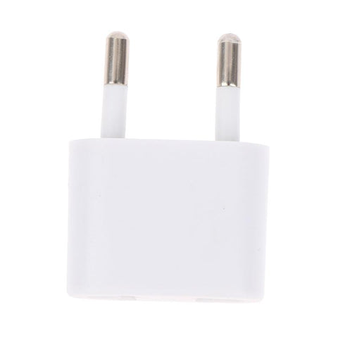EU Plug Adapter Travel Adapter CN US To EU KR Brazil Israel White Power Adapter -CE00123-Veeddydropshipping