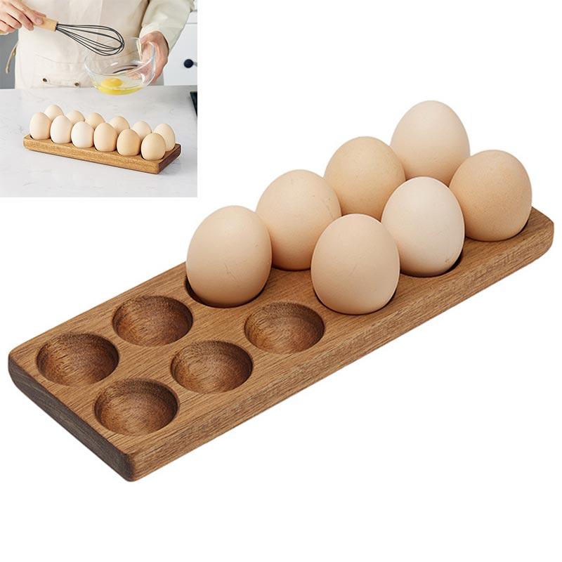 Wooden Egg Tray Rack Egg Storage-HA00970-Veeddydropshipping