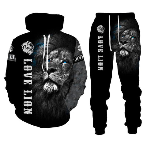 Autumn Winter 3D The Lion King Printed Long Sleeve  Clothing-TB01320-Veeddydropshipping