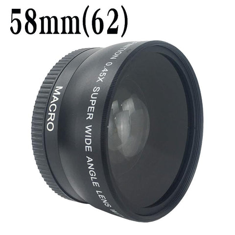 Professional 0.45x Wide Angle Lens with Macro Lens for Canon Nikon Sony -CE00409-Veeddydropshipping