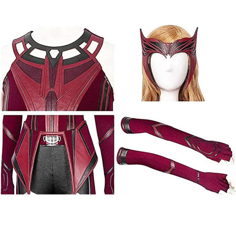 Female Wanda Maximoff Cosplay Costume-WF01489-Veeddydropshipping