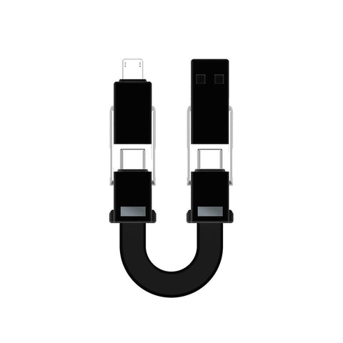 4 in 1 Charging Cable-Ultra Portable Charging/Keychain Cable -CE01126-Veeddydropshipping