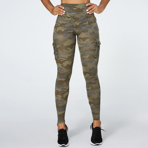 Camouflage Yoga Pants Women Fitness Leggings Workout Sports With Pocket Sexy -OS00853-Veeddydropshipping
