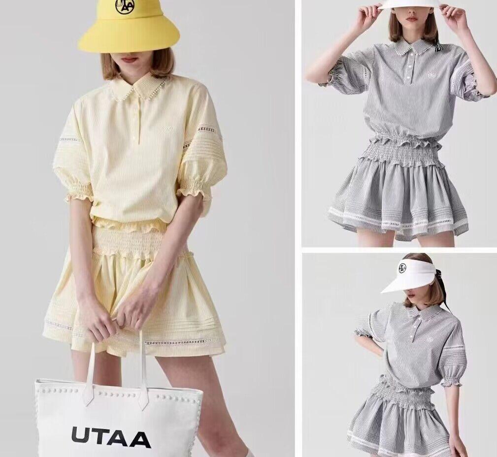 Golf Women's Suit Golf Women's Polo Elastic Breathable Short Sleeve T-shirt-OS00733-Veeddydropshipping