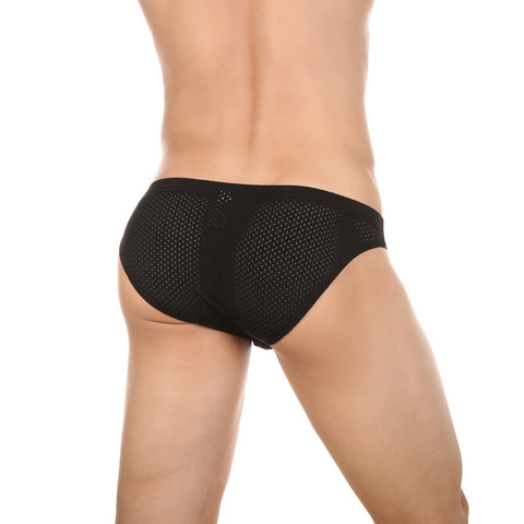 briefs Mesh Underwear Male Panties Sheer Hollow Underpants-MF01523-Veeddydropshipping