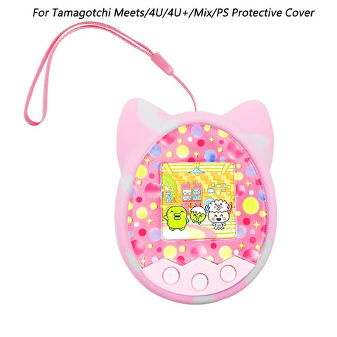 Soft Silicone Protective Cover For Tamagotchi Meets/4U/4U+/Mix/PS Electronic Pet -CE01439-Veeddydropshipping