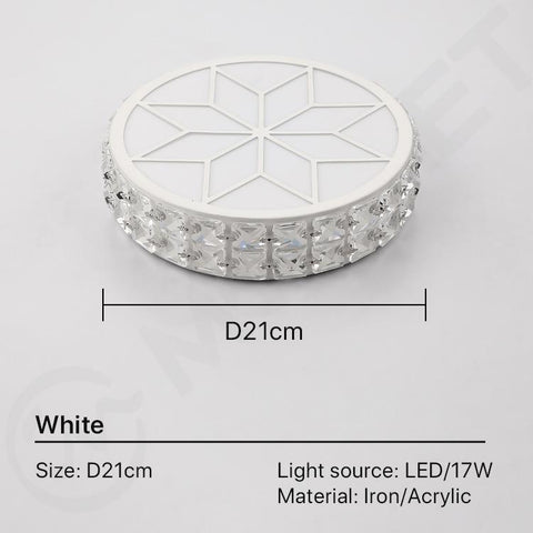 Crystal Ceiling-lamp LED  Glass Chandelier-TI00277-Veeddydropshipping