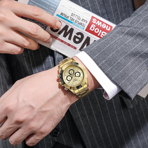 Luxury Famous Watches For Men Stainless Steel  Quartz Wristwatches -JW00819-Veeddydropshipping