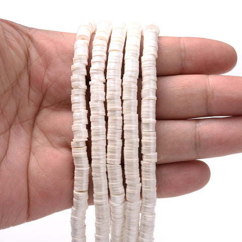 Round  Clay Beads Handmade Disk Loose Spacer Beads For Jewelry-JW01508-Veeddydropshipping
